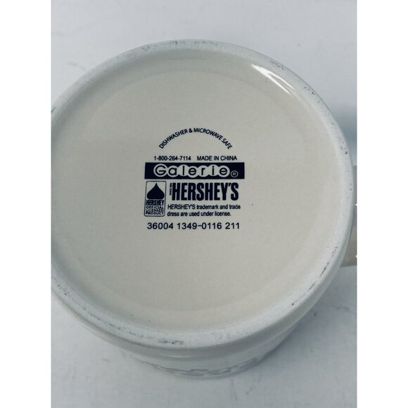 Hersheys Chocolate Lover Extra Large Ceramic Coffee Mug Cup With Hearts 28oz - Picture 5 of 7